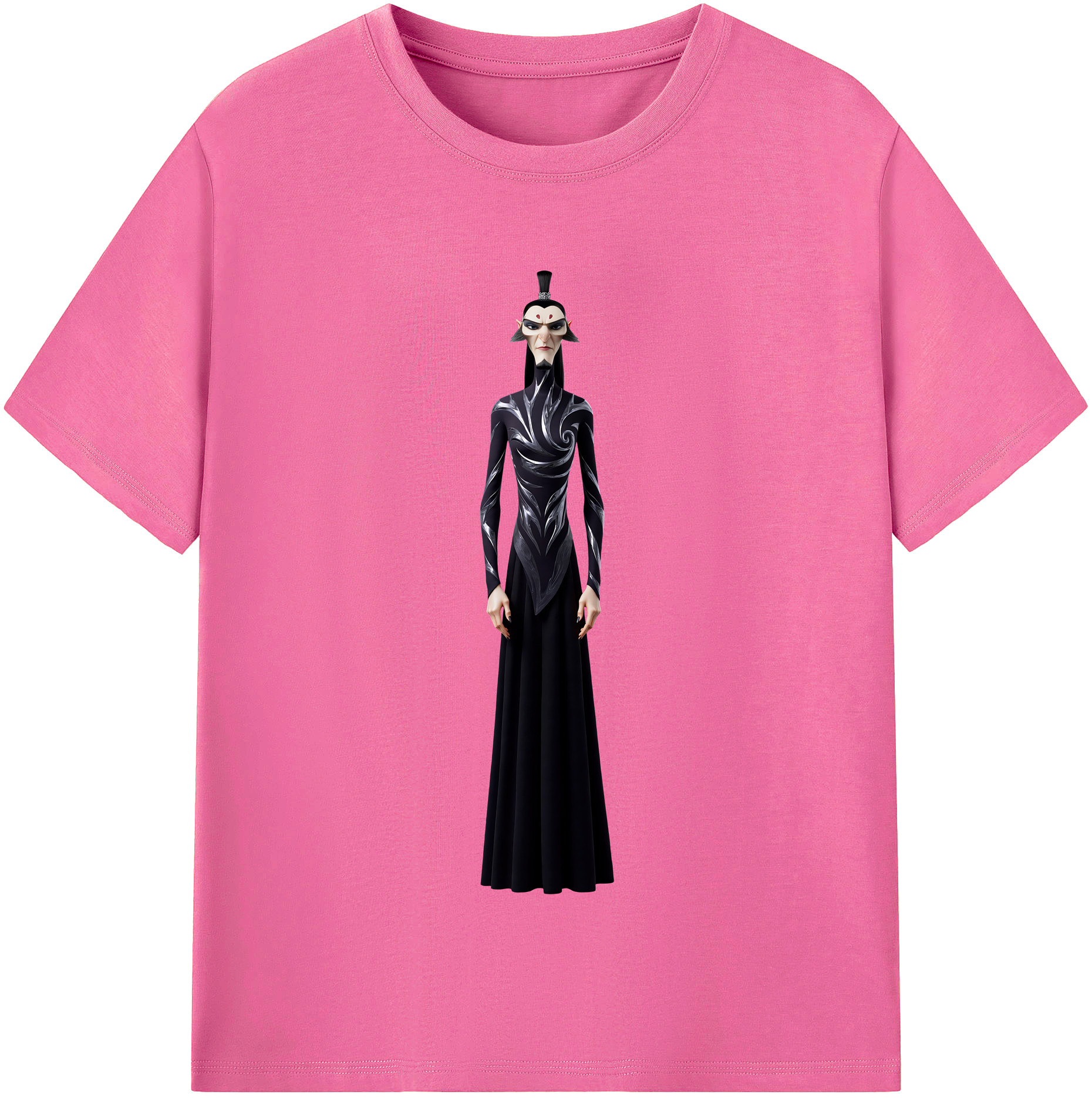 （画像用） Ne Zha 2 ナタ 魔童の大暴れ レディースカジュアルプリントTシャツ（綿100％）